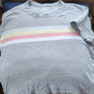 XS Hollister crop tee shirt